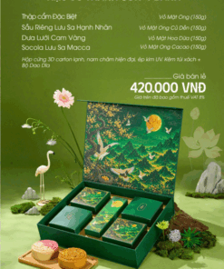 Hộp Bánh Trung Thu Hạc Vũ Thanh Sơn-4 Bánh